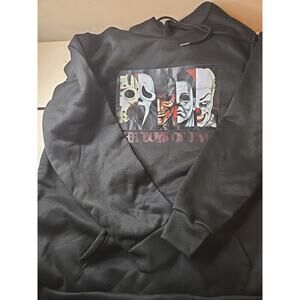 The Boys of Fall Hoodie Mens XL Black Horror Long Sleeve Sweatshirt